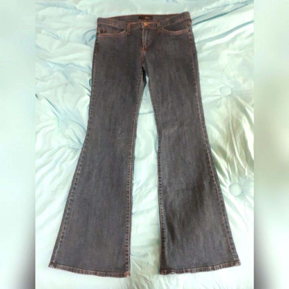 Kancan Jeans Flare Medium Wash In Excellent Condition